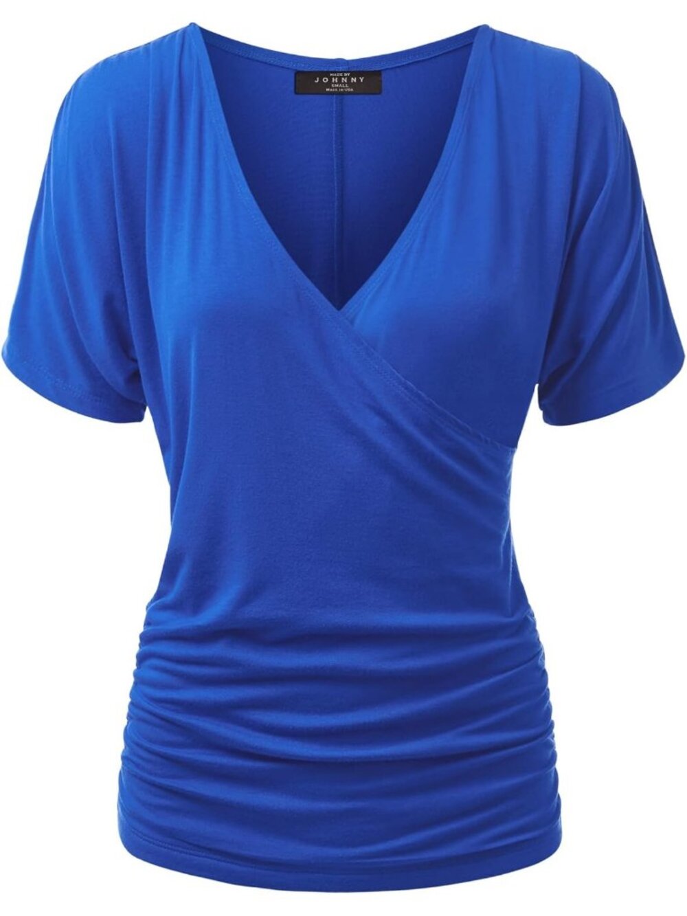 Women's T Shirt Royal Brite V Neck Short Sleeve Dressy Summer Comfort Comfort